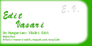 edit vasari business card