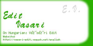 edit vasari business card